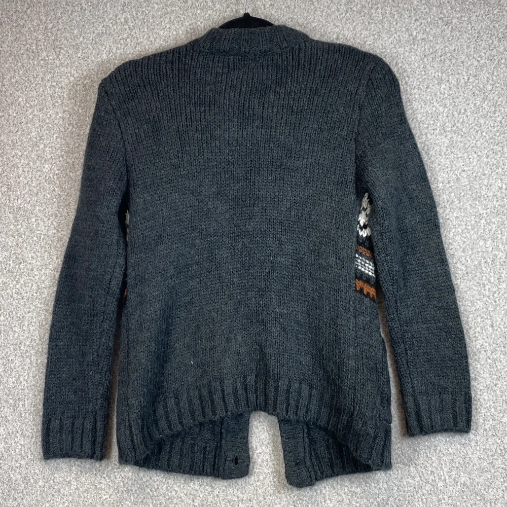 Gymboree fair isle cardigan kids L Apres ski family photos grandpa wool unisex